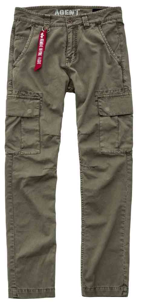 Alpha Industries Agent nadrág, dark olive, 32 Nadrág Agent khaki nadrág Alpha Industries